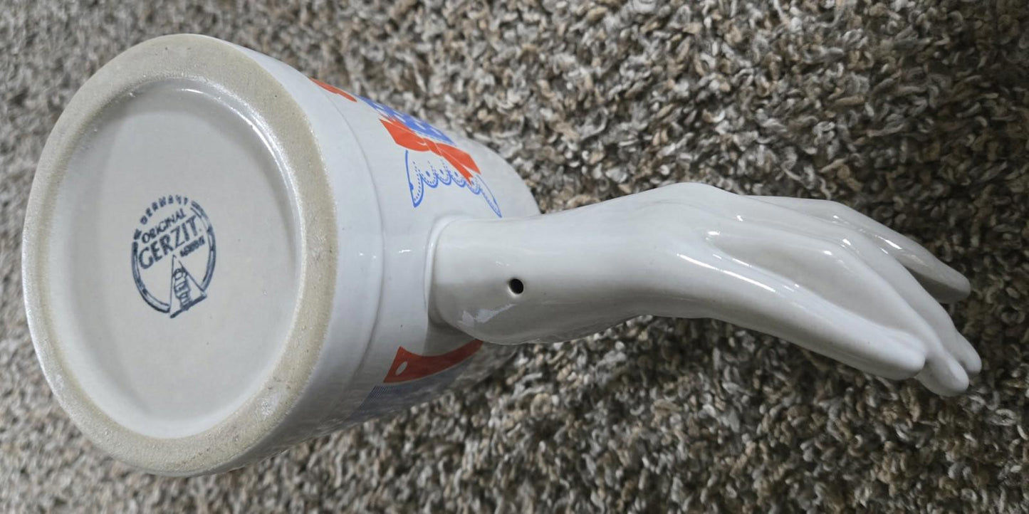 "I Wanna Hold Your Hand" Gerzit Hand Handle Coffee Mug