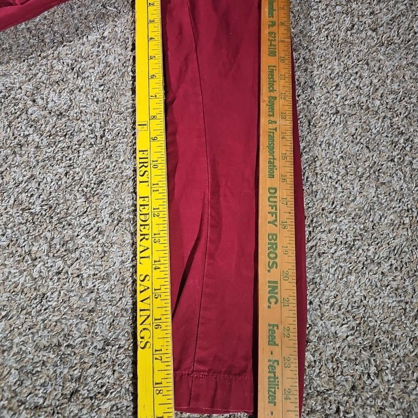 Love Tree Large Burgundy Hood Parka Coat Cotton Snap Zip