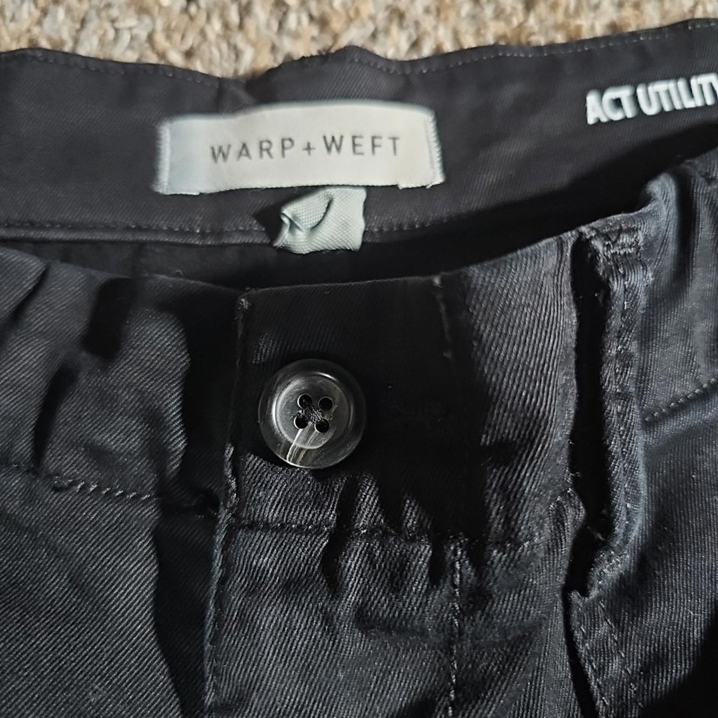 Warp + Weft 33 Black Act Utility Waco Regional Shorts