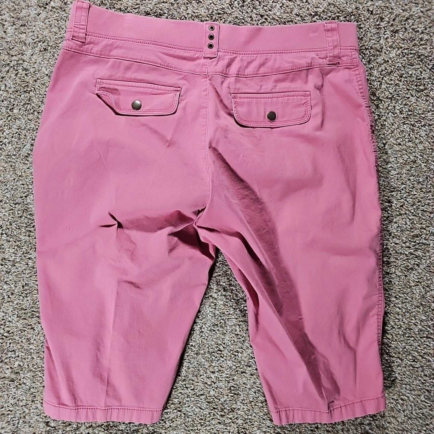 Lee Relaxed Fit 16P Pink Capris