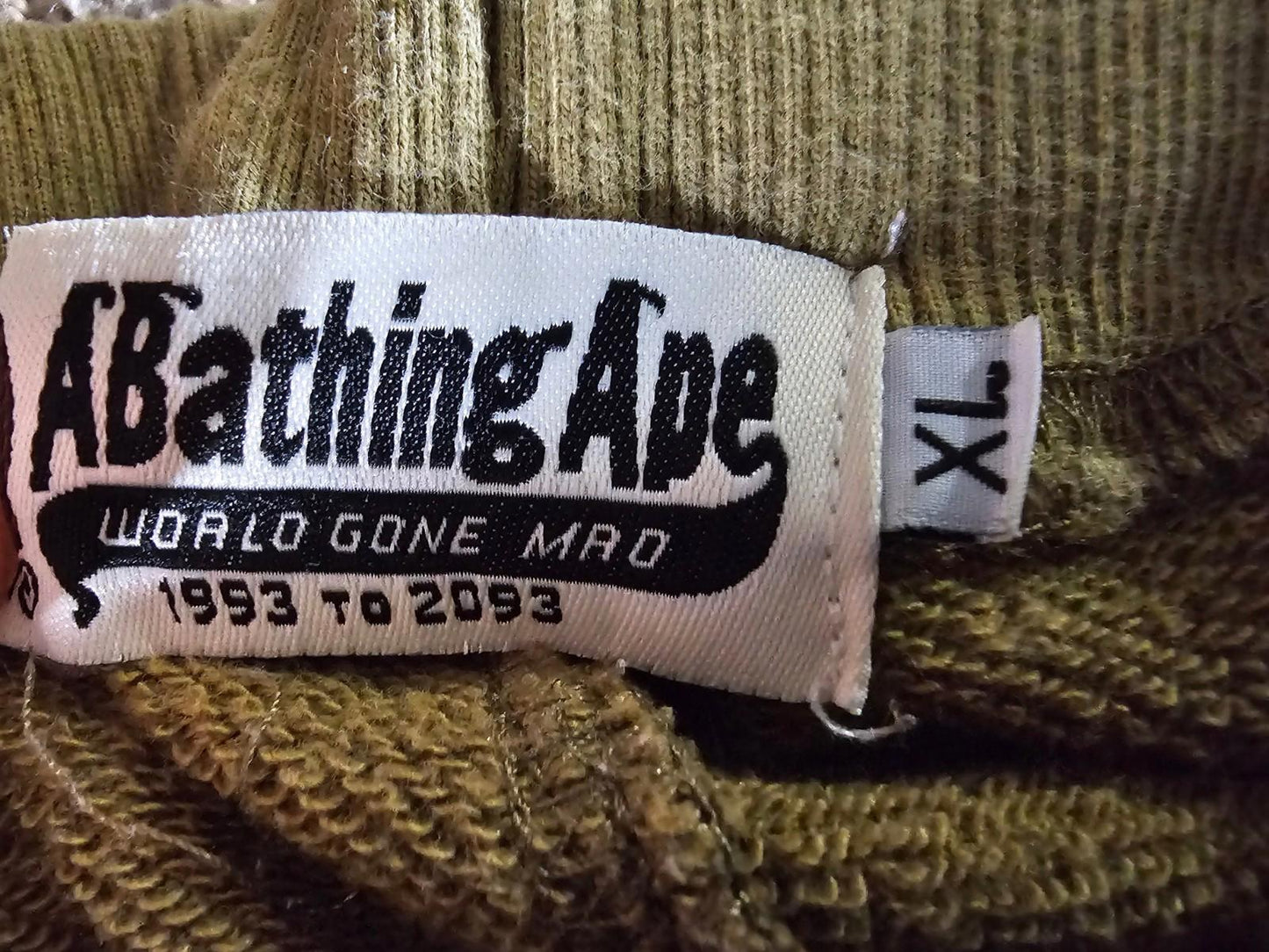 A Bathing Ape Camo Sweat Shorts BAPE Streetwear XL No string