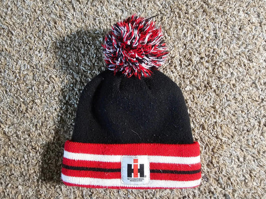 CASE IH International Harvester Winter Hat Poof Beanie