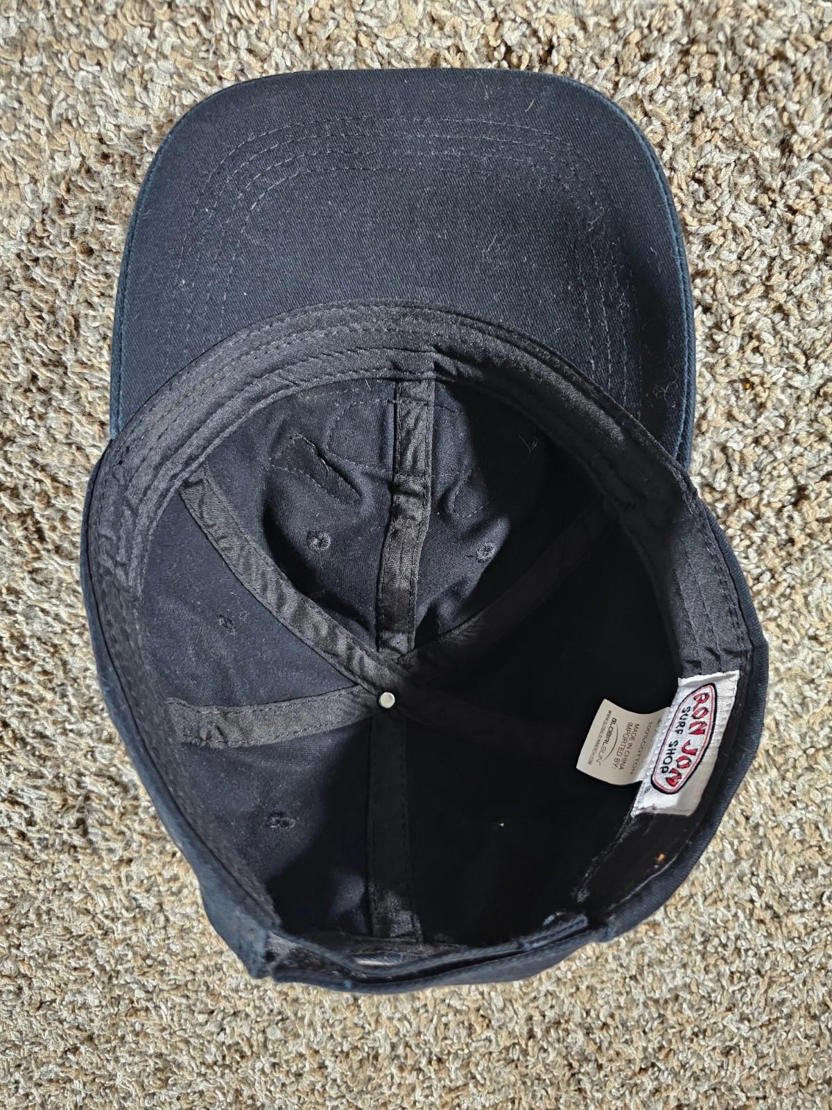 Ron Jon Surf Shop strapback black Hat W/ patches