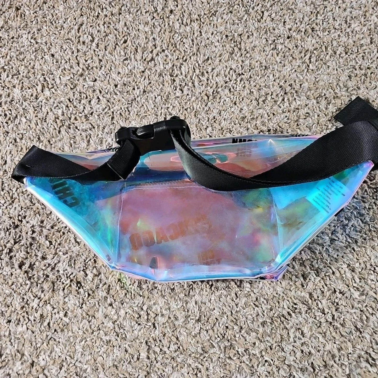 Victoria's Secret PINK Iridescence Clear Fanny Pack Chicago