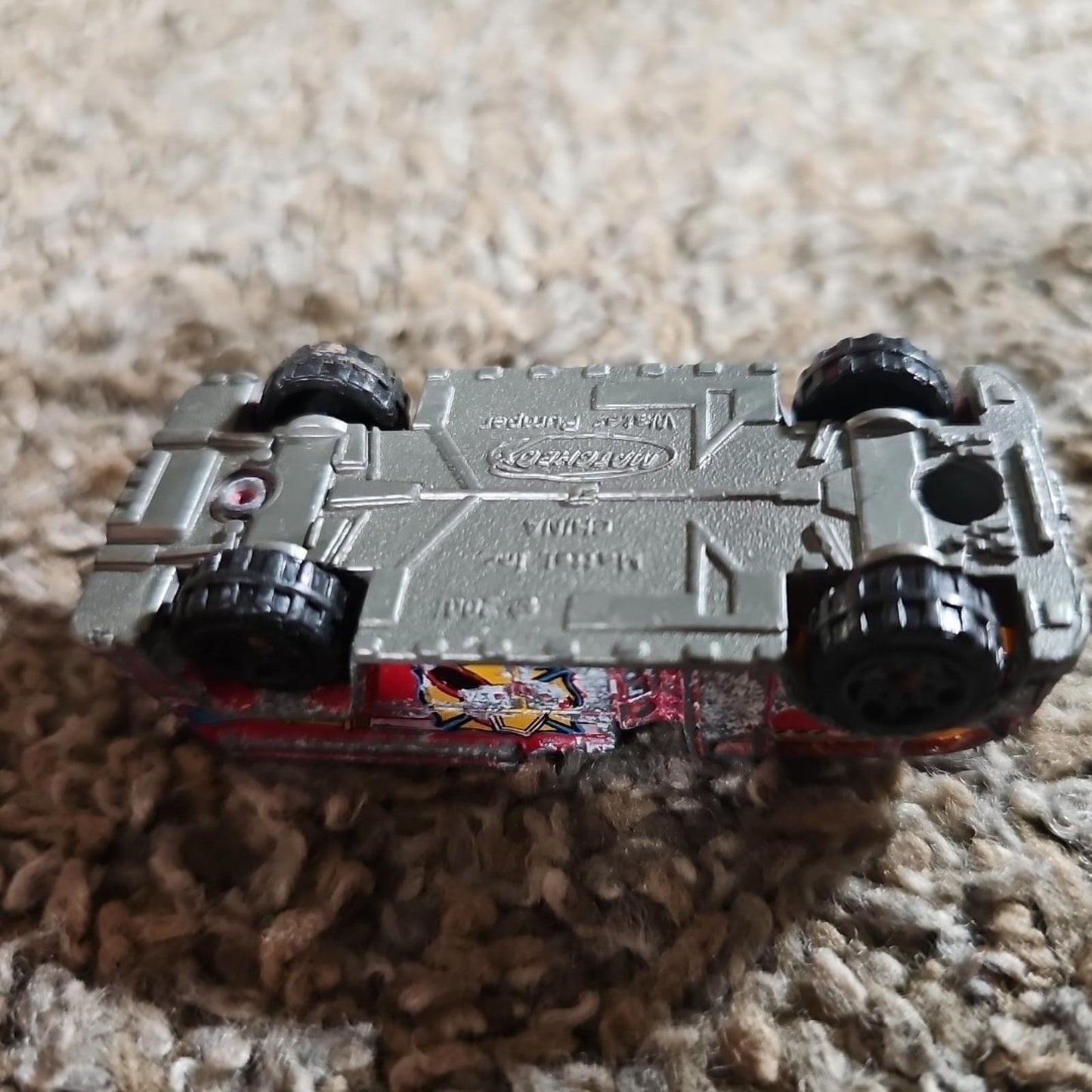 2001 Matchbox Water Pumper Fire Truck
