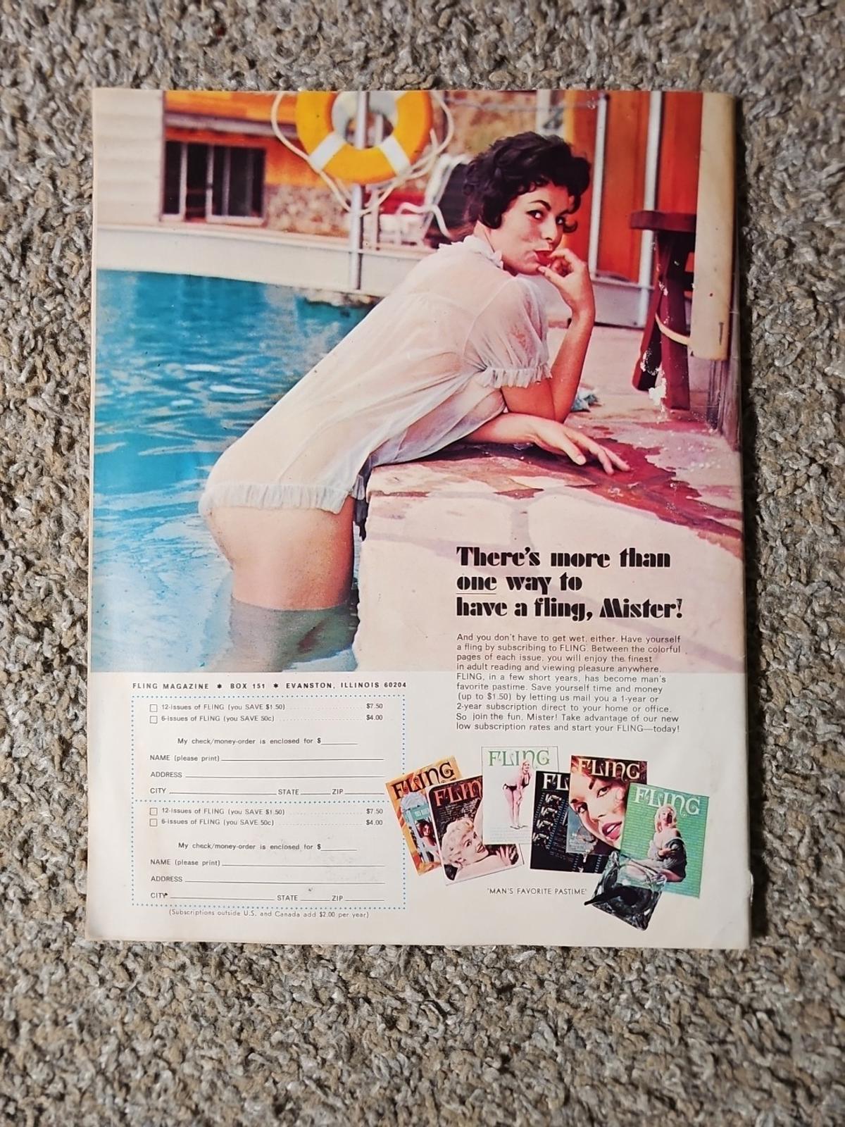 Fling Magazine May 1967 Jayne Mansfield