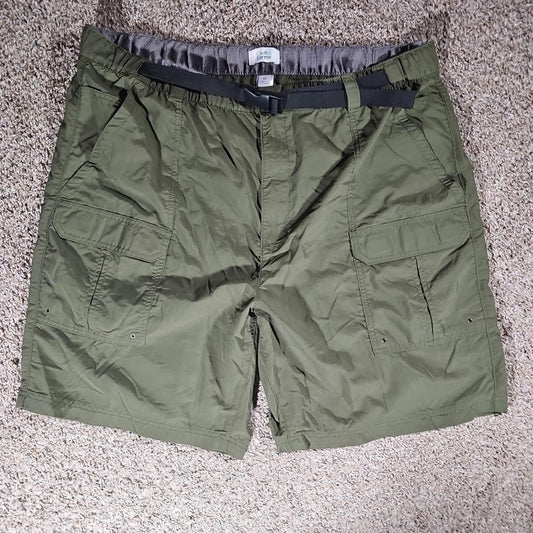 Croft & barrow Men's 44 Quick Dry Cargo Shorts Nylon Belted