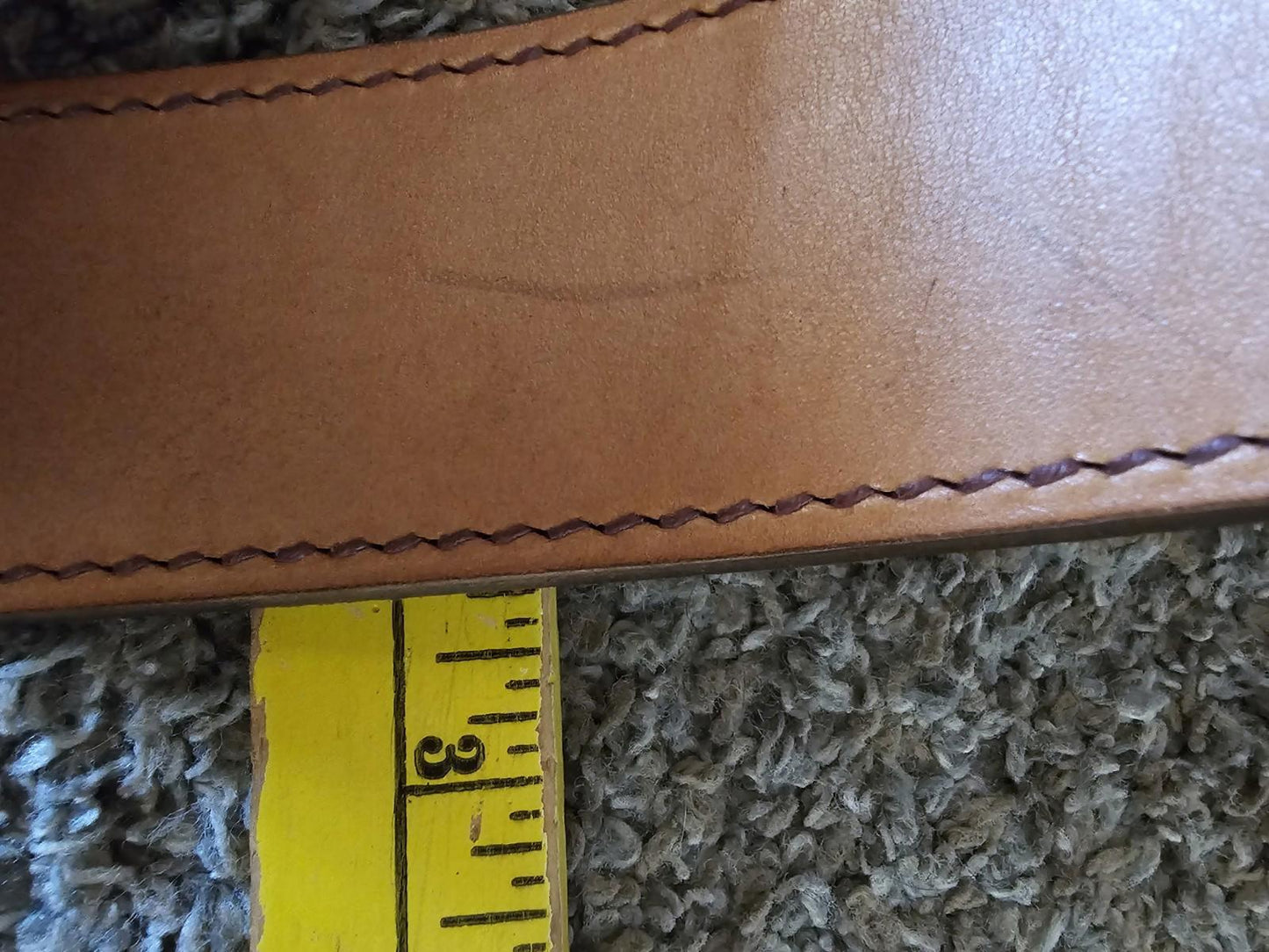 Don Hume B106 size 28 brown leather belt USA MADE