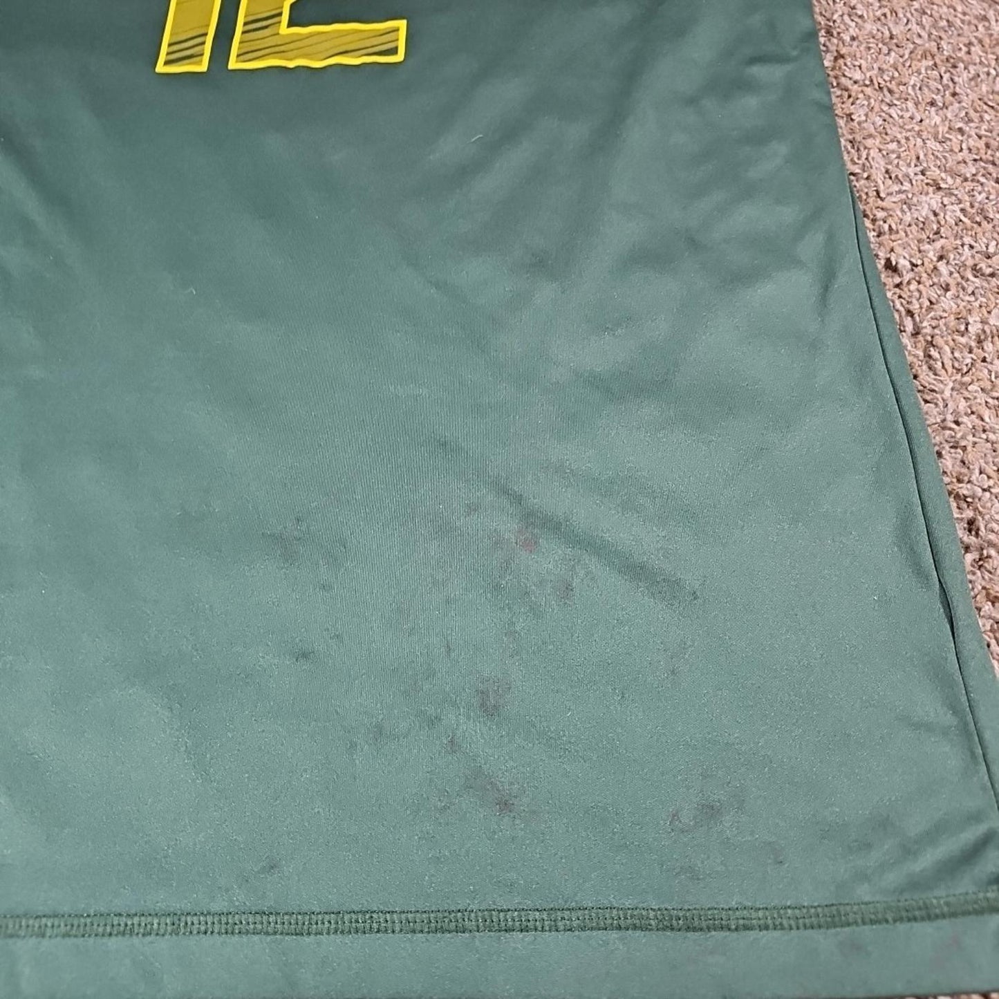 Aaron Rodgers #12 NFL Team Apparel Tshirt Green SEE MEASUREMENTS