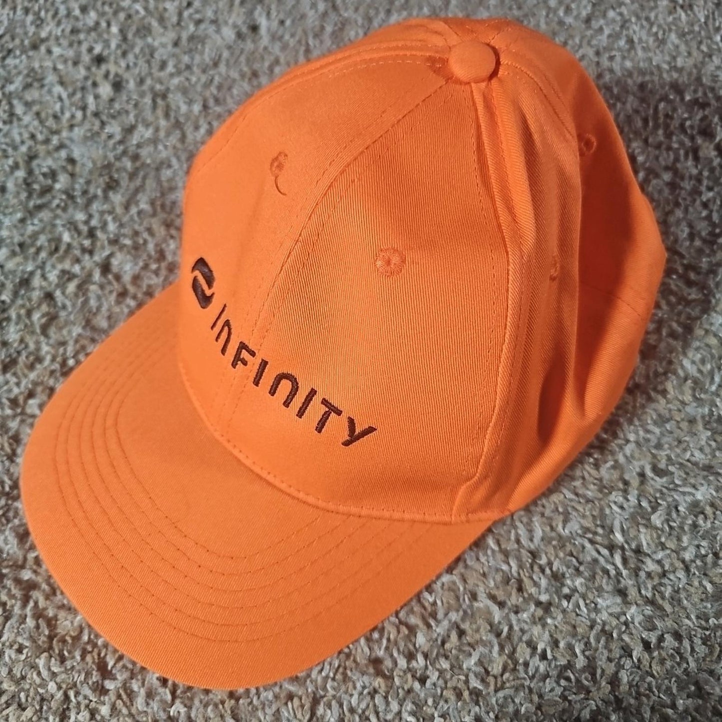 Infinity Orange Adjustable Cap Hat