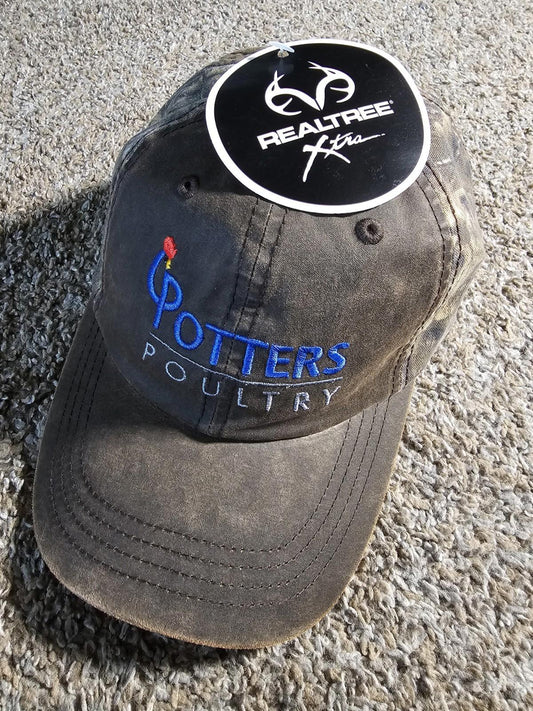 Potter's Poultry Real Tree CAMO Paramount hat NWT