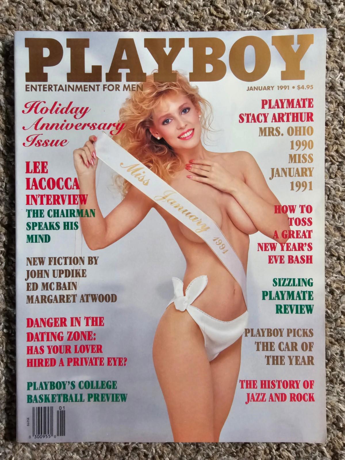 Playboy January 1991 Stacy Arthur Ms Ohio