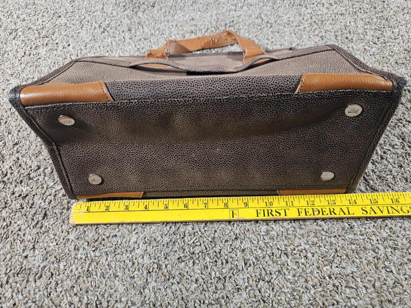 JM NEW YORK  DOCTOR STYLE BAG Brown SEE PICTURES