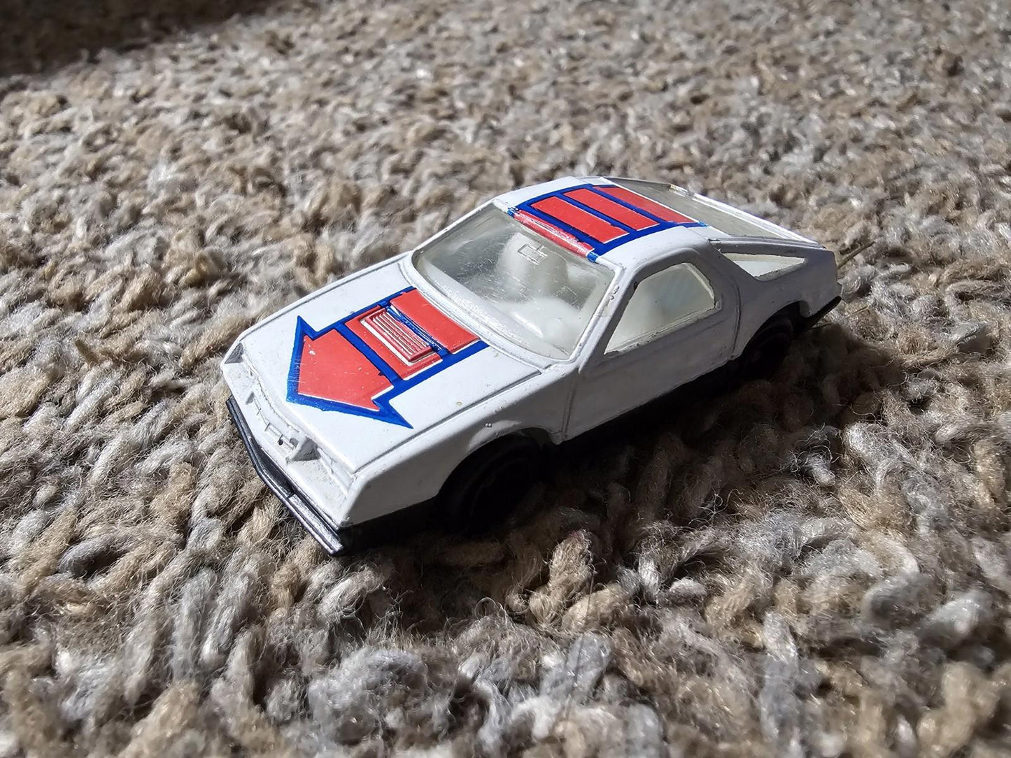 Welly Dodge Daytona Plymouth Die Cast White Vintage Turbo