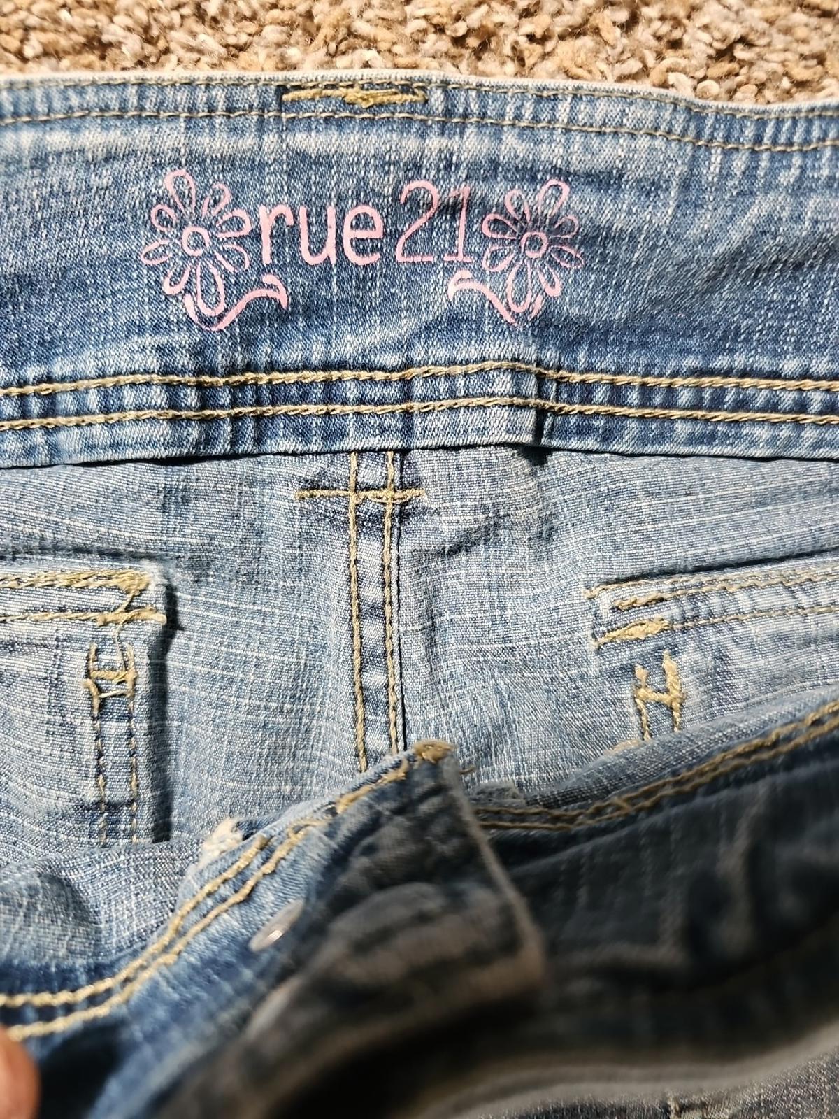 Rue 21 11/12 Flap Pocket Jeans