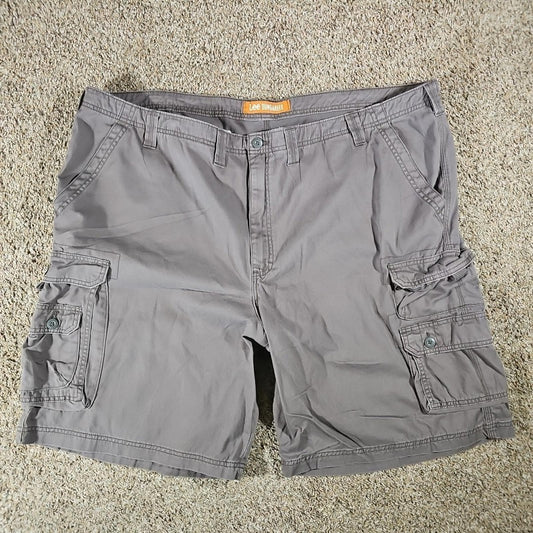 Lee Dungarees Cargo Shorts Sz 50 Gray Utility Grunge