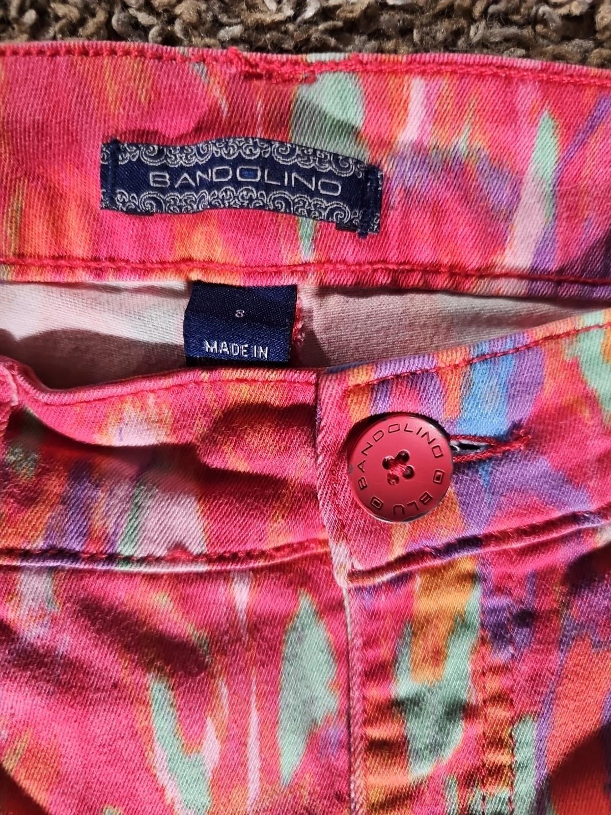 Bandolino Sz 8 Bright Tie Dye Pants