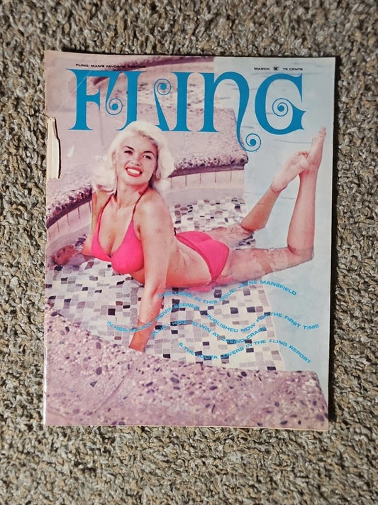 Fling Magazine March 1967 Jayne Mansfield