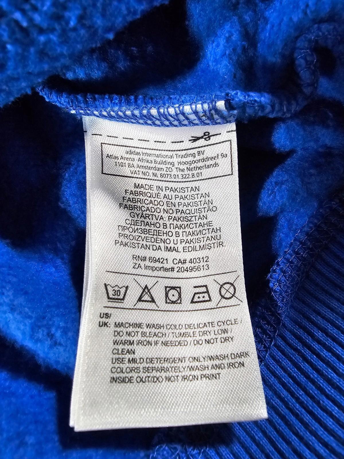 Reebok crossfit forging elite fitness fullzip hoodie blue L