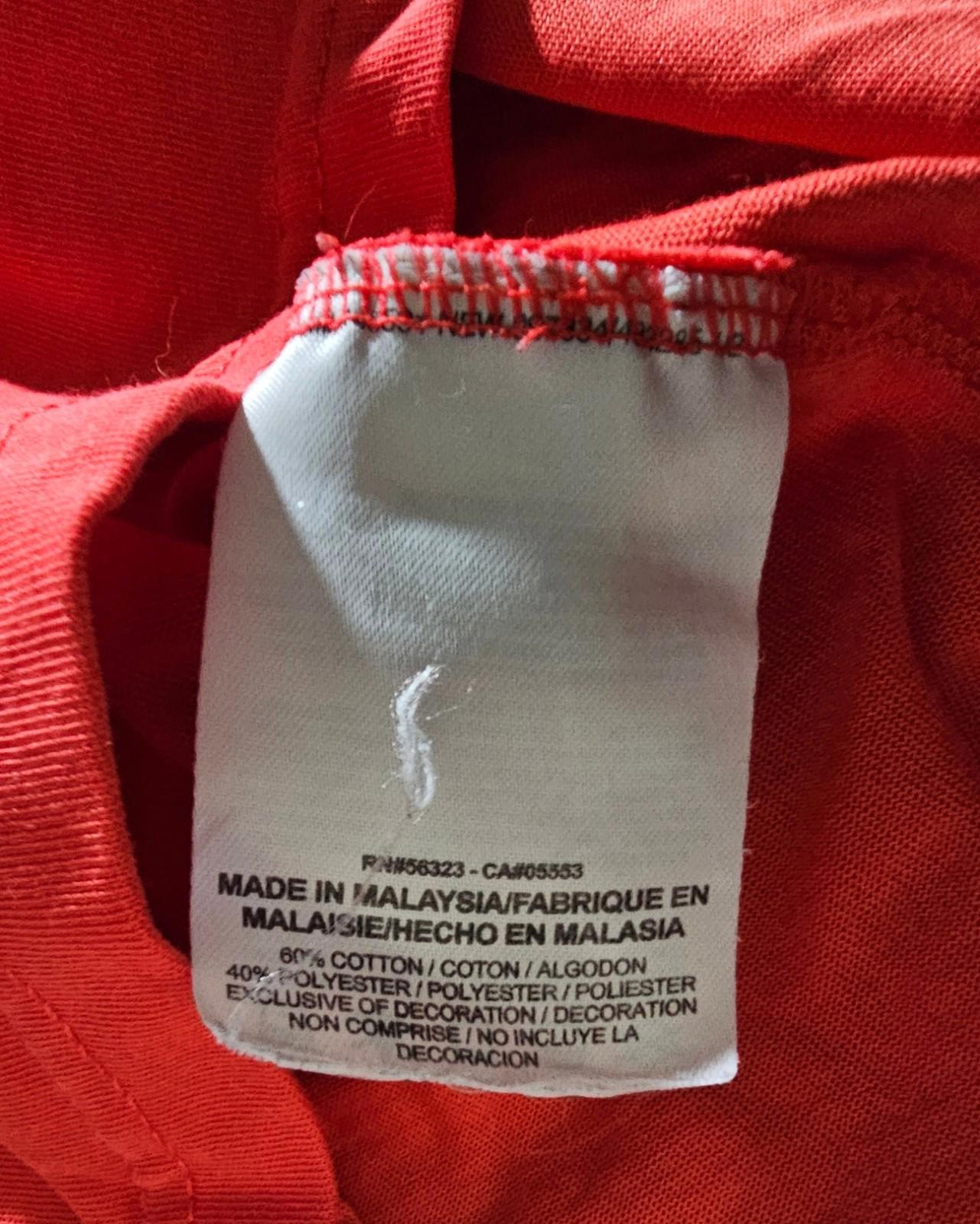 Nike Running EXCUSES SUCK  Regular Fit Tshirt Sz L Red