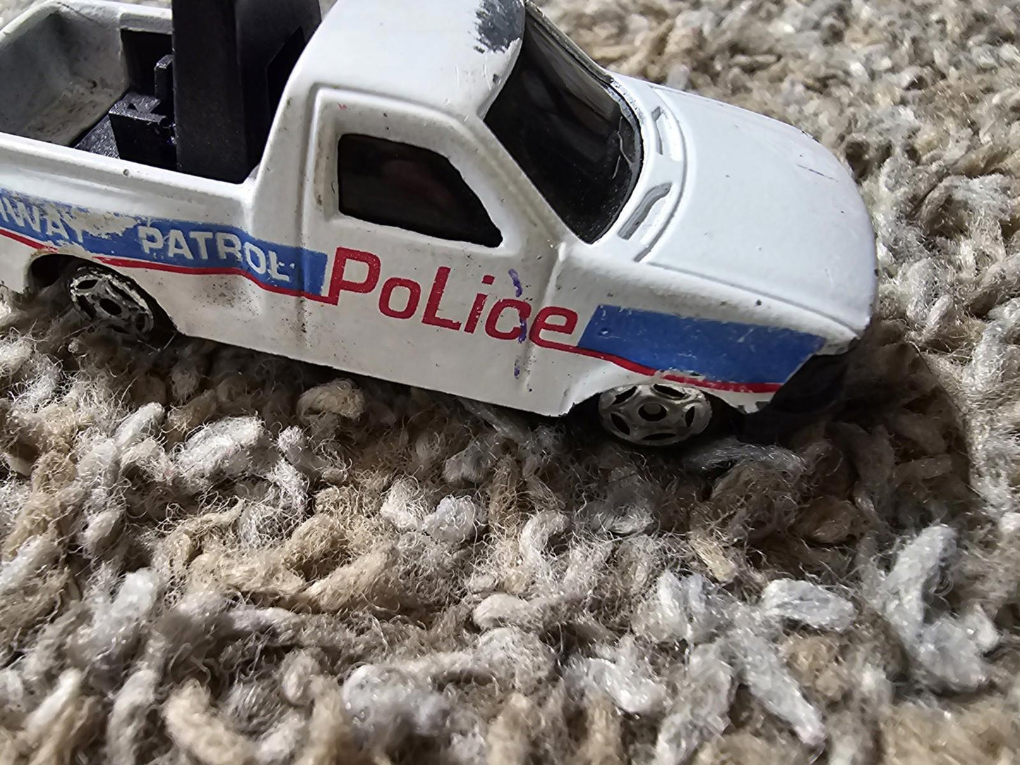 Rare Police Highway Patrol Diecast and Plastic Toy Car