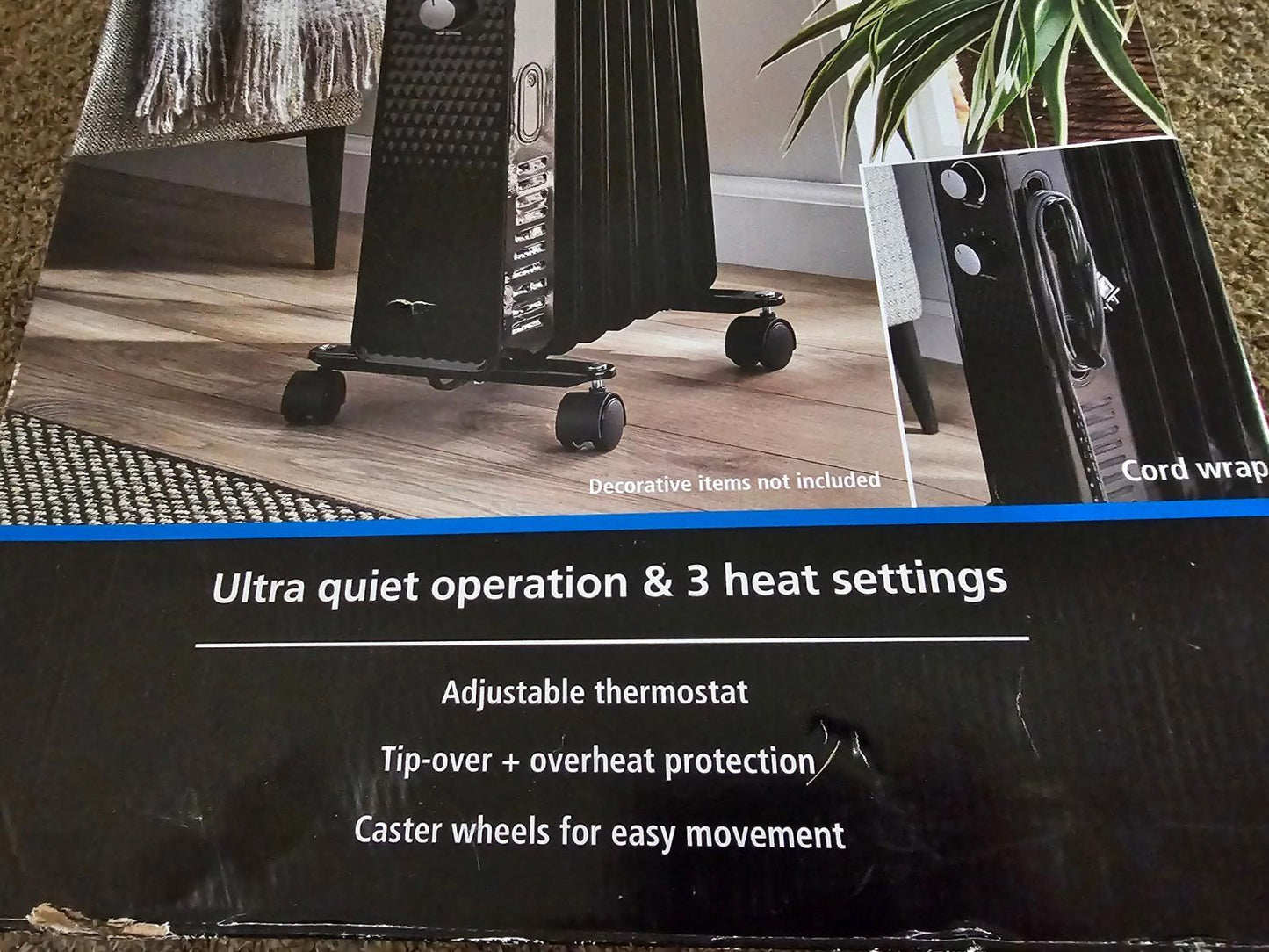 Mainstays Electric Heater NIB