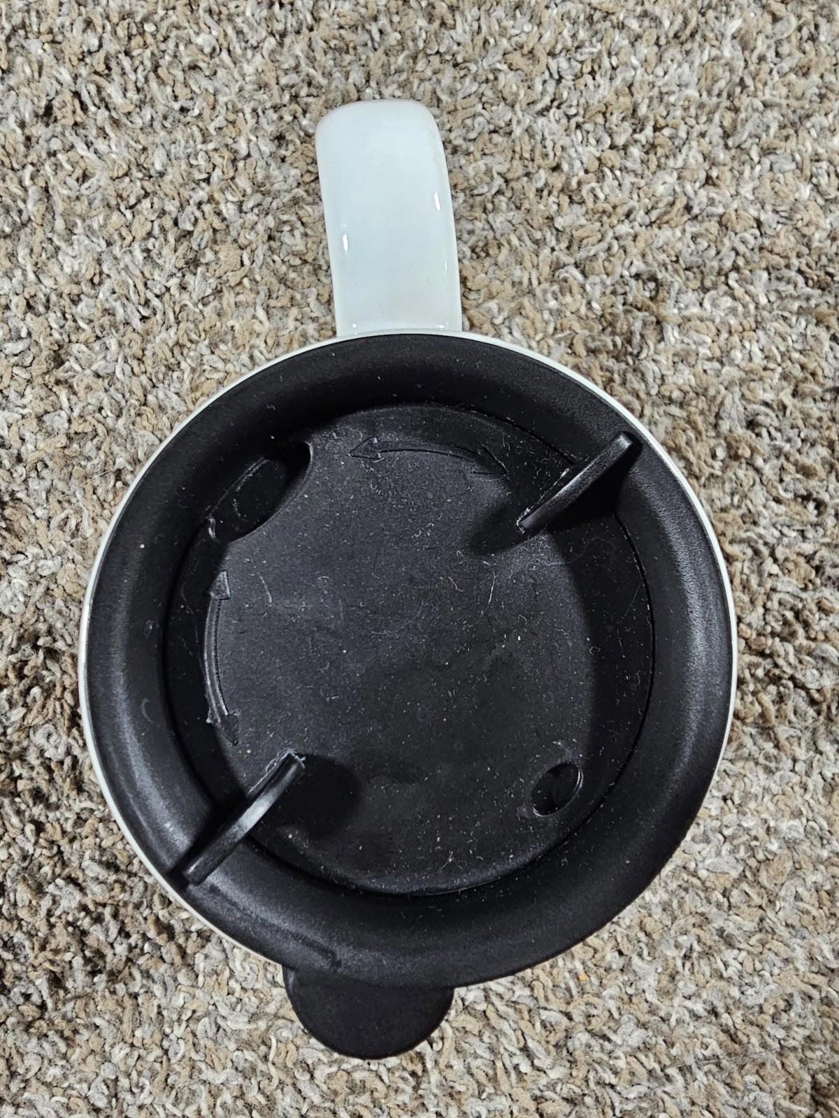 Crown of Life Christian Academy White Coffee Mug Etched Metal Band