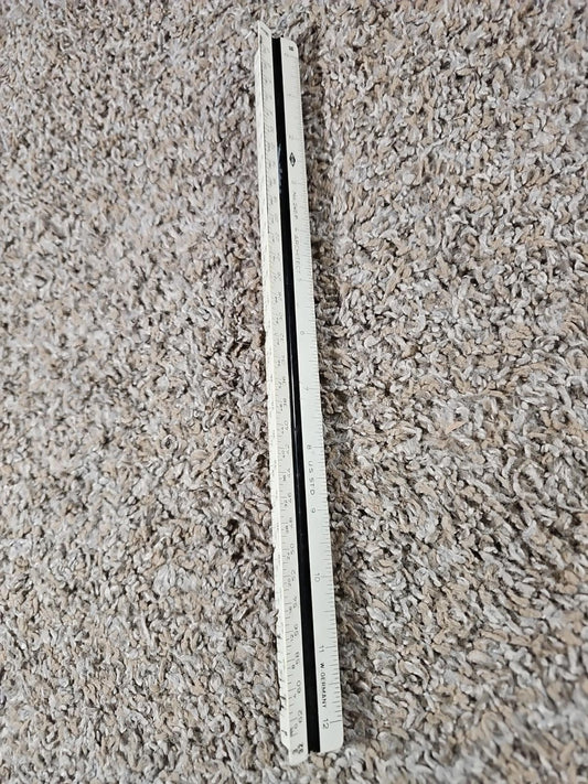 Vintage ALVIN No. 240P Architect Ruler West Germany