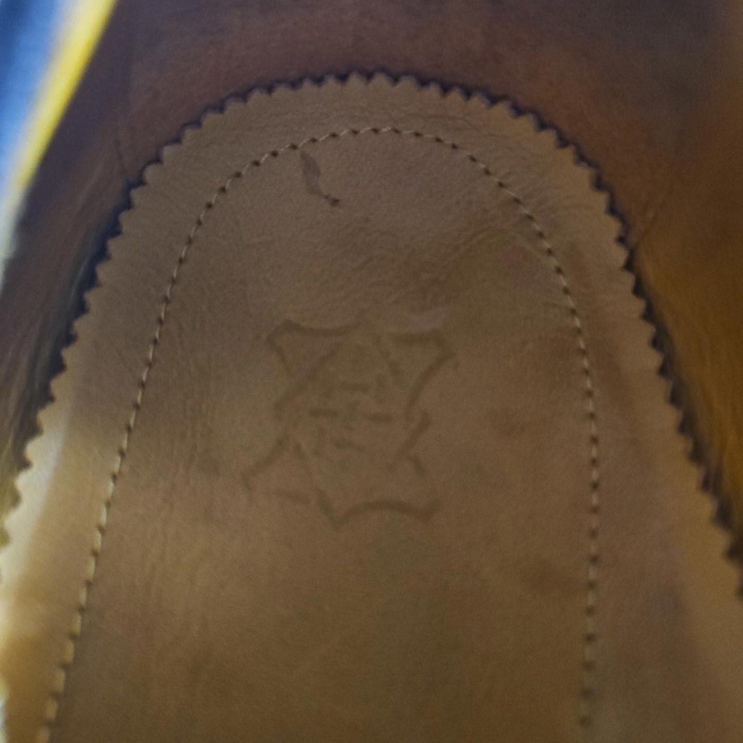 Undandy Genuine Leather Brown Wingtip Shoes Sz 46
