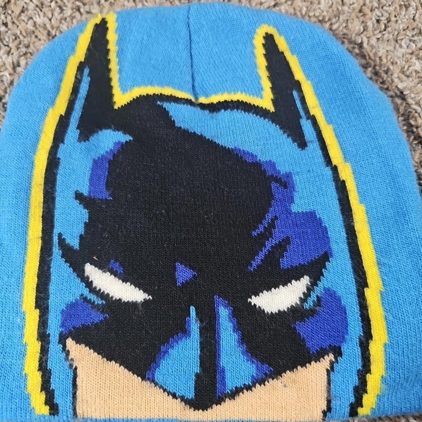 Batman Big Logo 2T-5T DC Comics Knit Watch Winter Beanie Hat