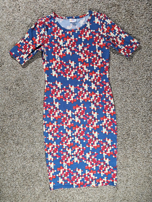 Vibrant LULAROE Midi Dress - Perfect for Any Occasion