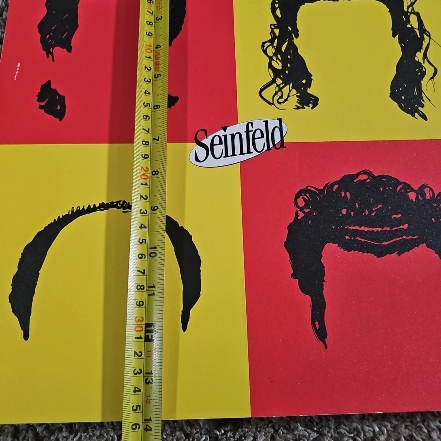 Seinfeld s15 Hobby Lobby Wood Wall Hanging Art 14"x14"