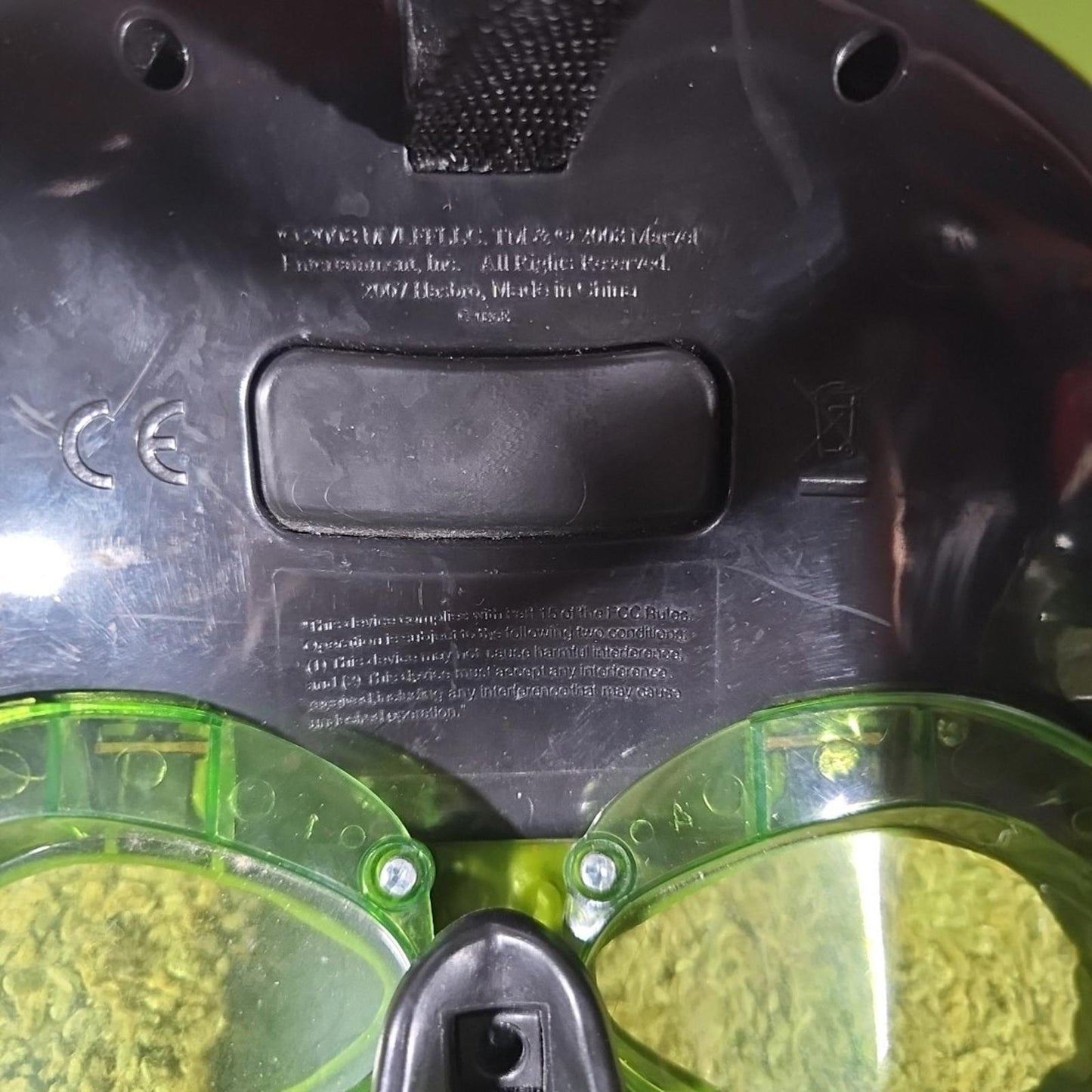 Marvel 2008 Hulk Smash Electronic Mask Hasbro Green Face
