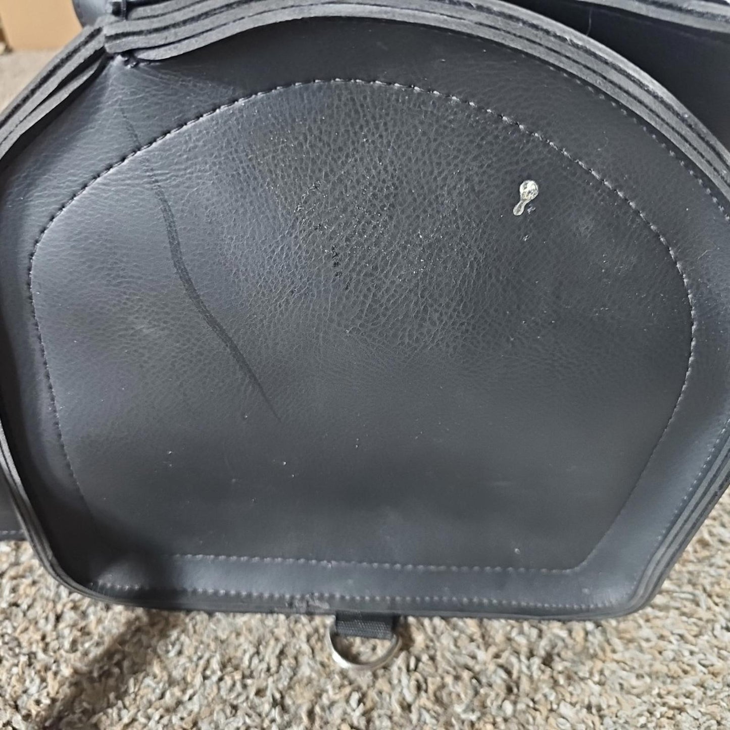 stateline interstate Heavy Leather Motorcycle Scooter bag