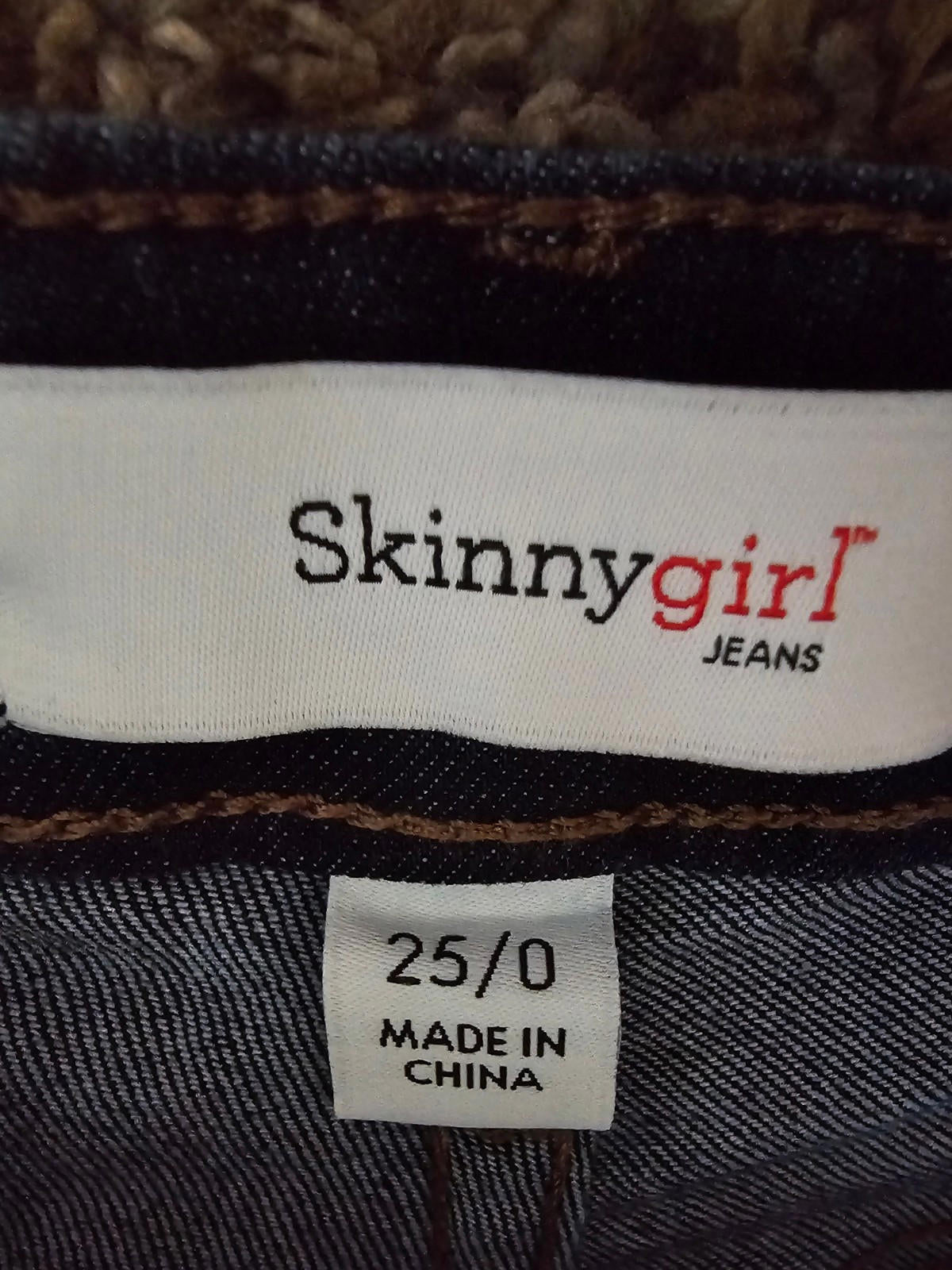 skinnygirl jeans celeste straight 25/0