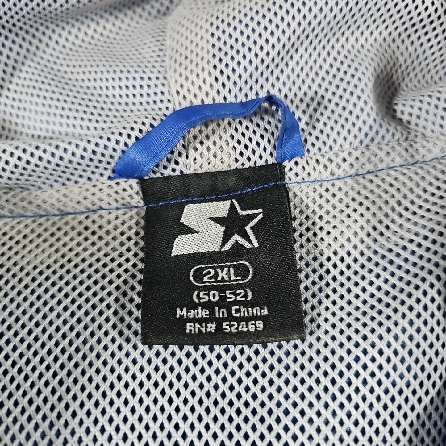 Starter 2XL 50-52 Blue Fullzip Hooded Jacket
