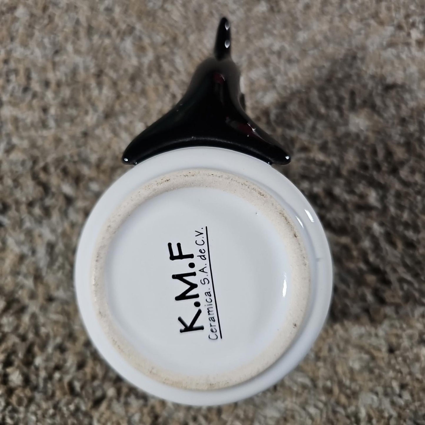 Puerto Vallarta Orca Whale Handle Coffee Mug KMF Ceramics