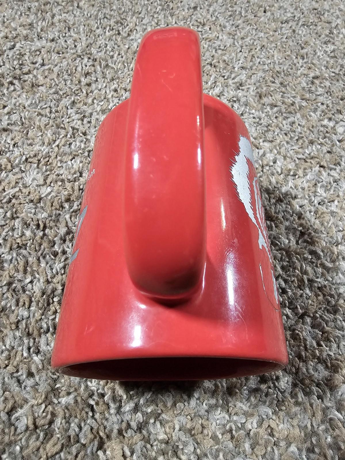 Red Etched Tiger Milwaukee County Zoo Mug