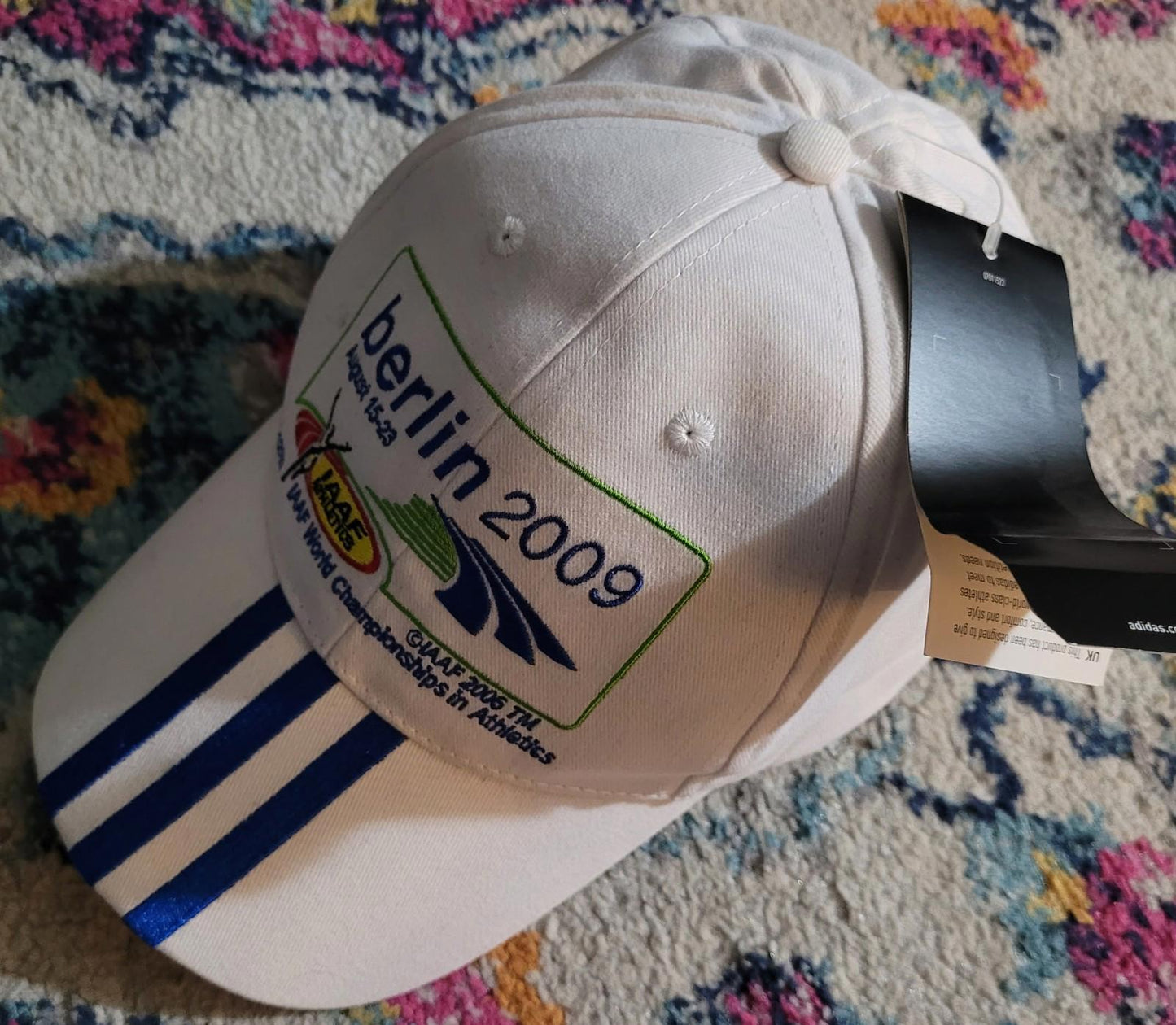 IAAF World Championship Athletics BERLIN 2009 adidas hat NWT