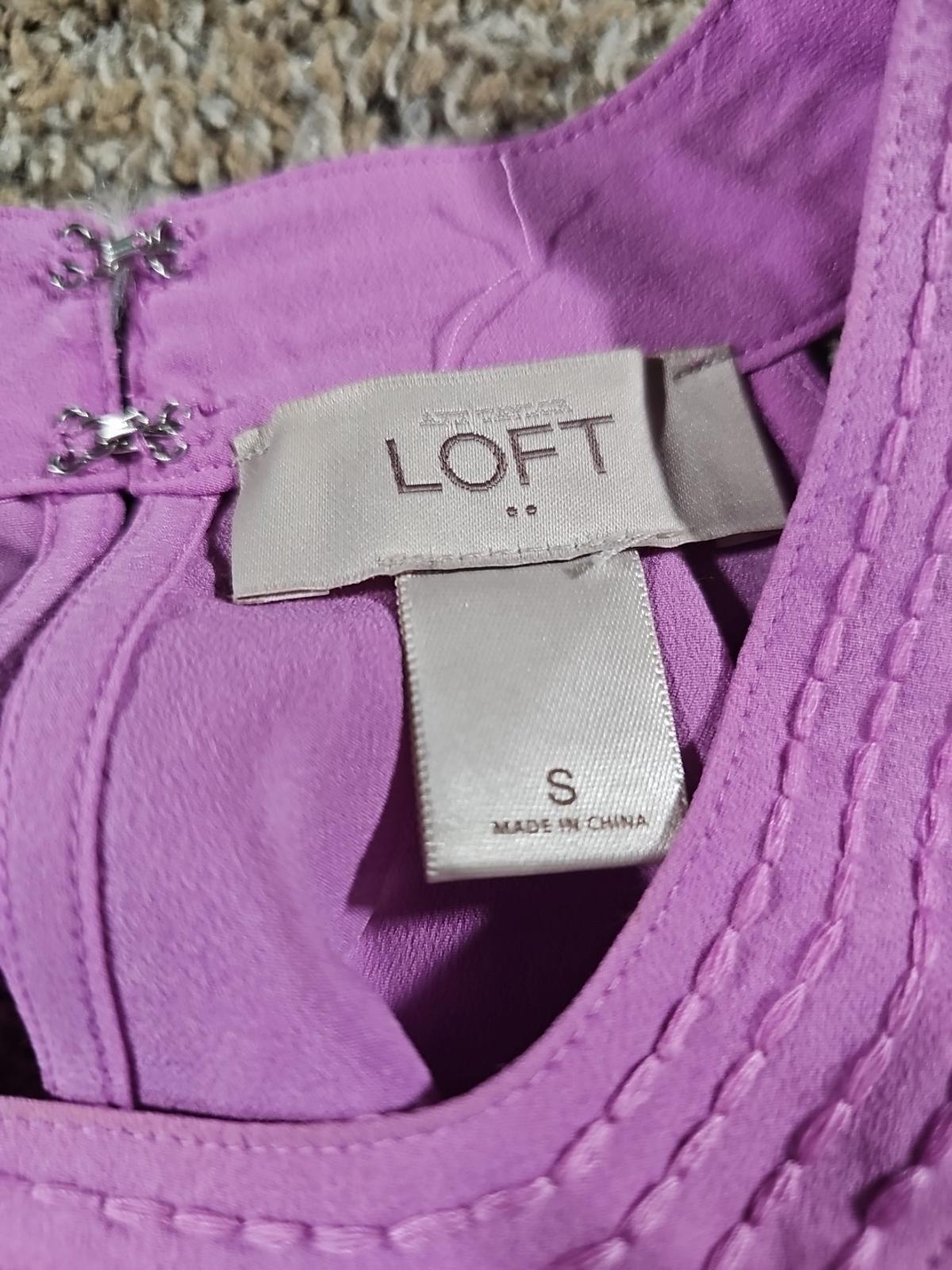 Ann Taylor LOFT Size Small Purple Tank Top