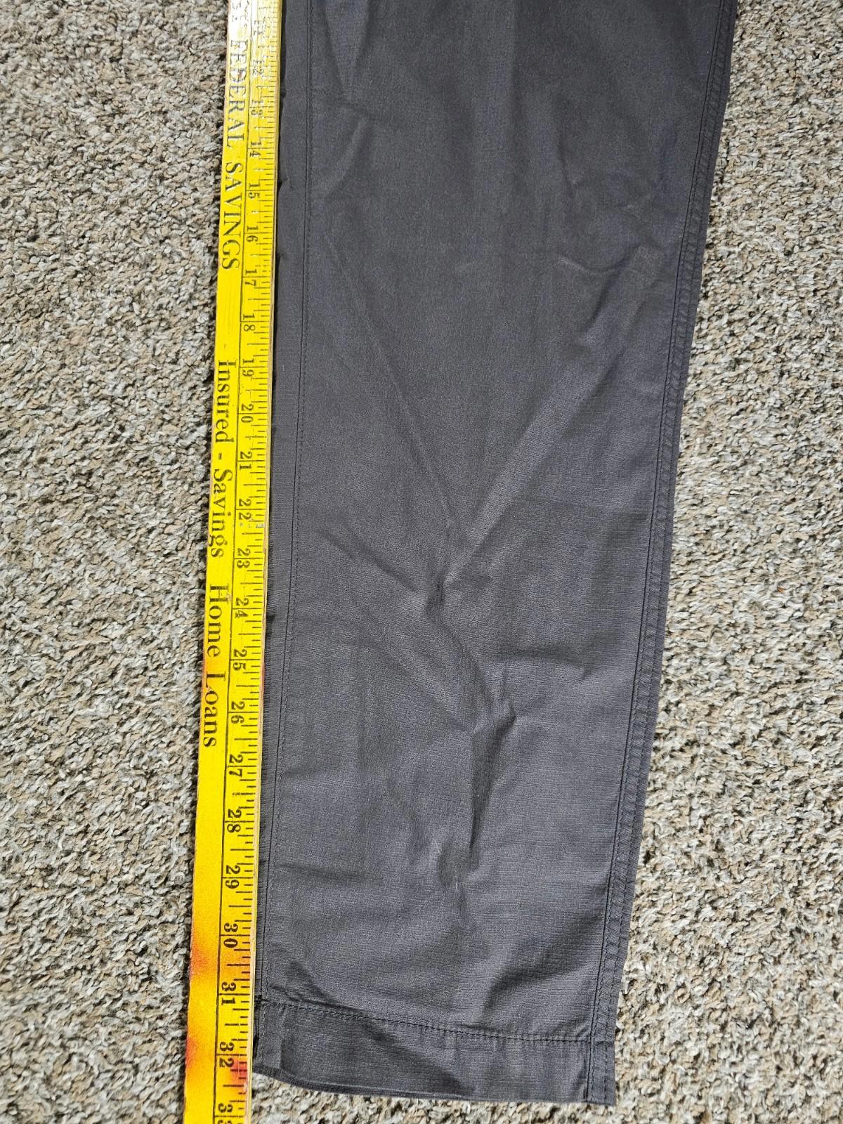 Eddie Bauer Ripstop Hiking Pants Men's 38x32 Gray