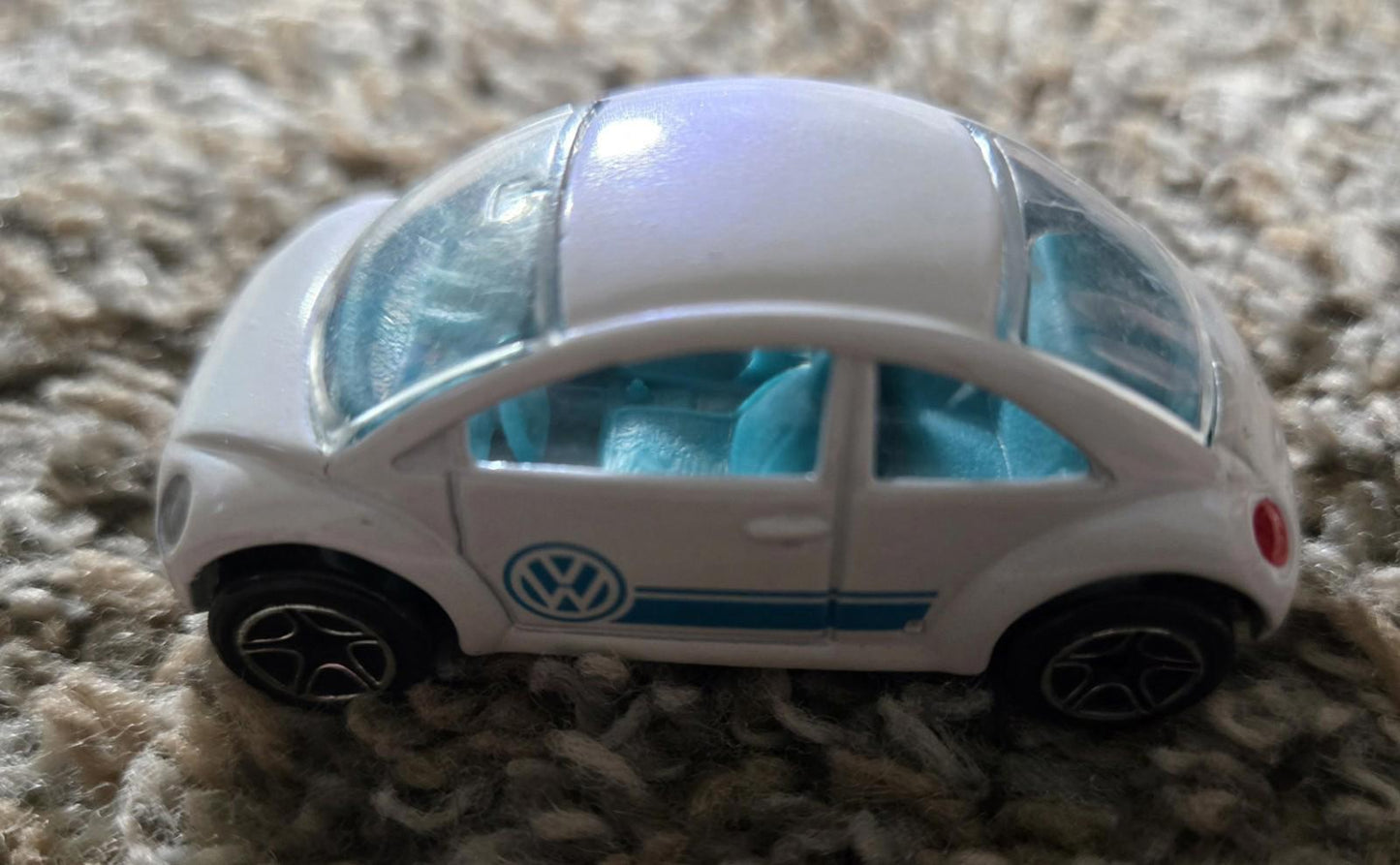 1995 Matchbox White/Blue Volkswagen Concept 1 Diecast Loose VTG HW3.