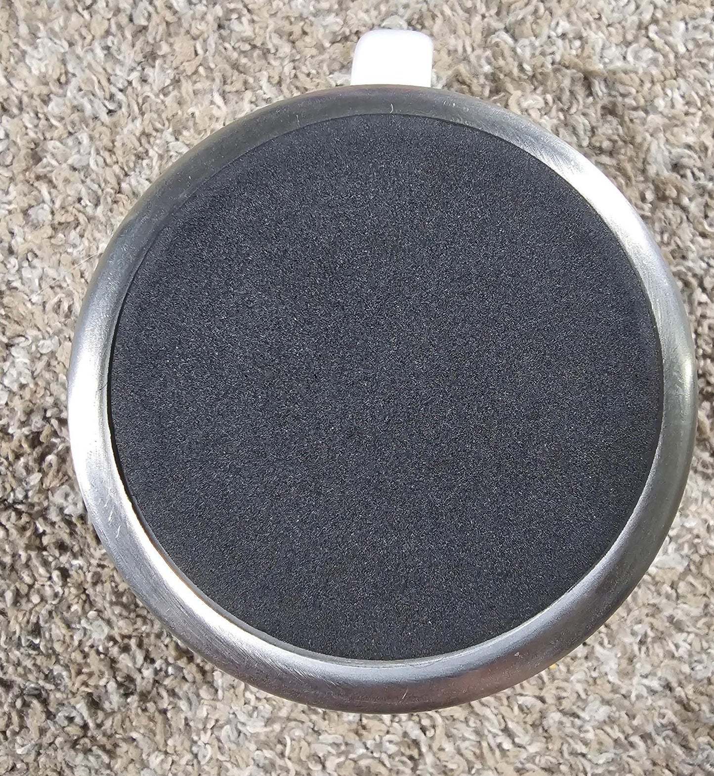 Crown of Life Christian Academy White Coffee Mug Etched Metal Band