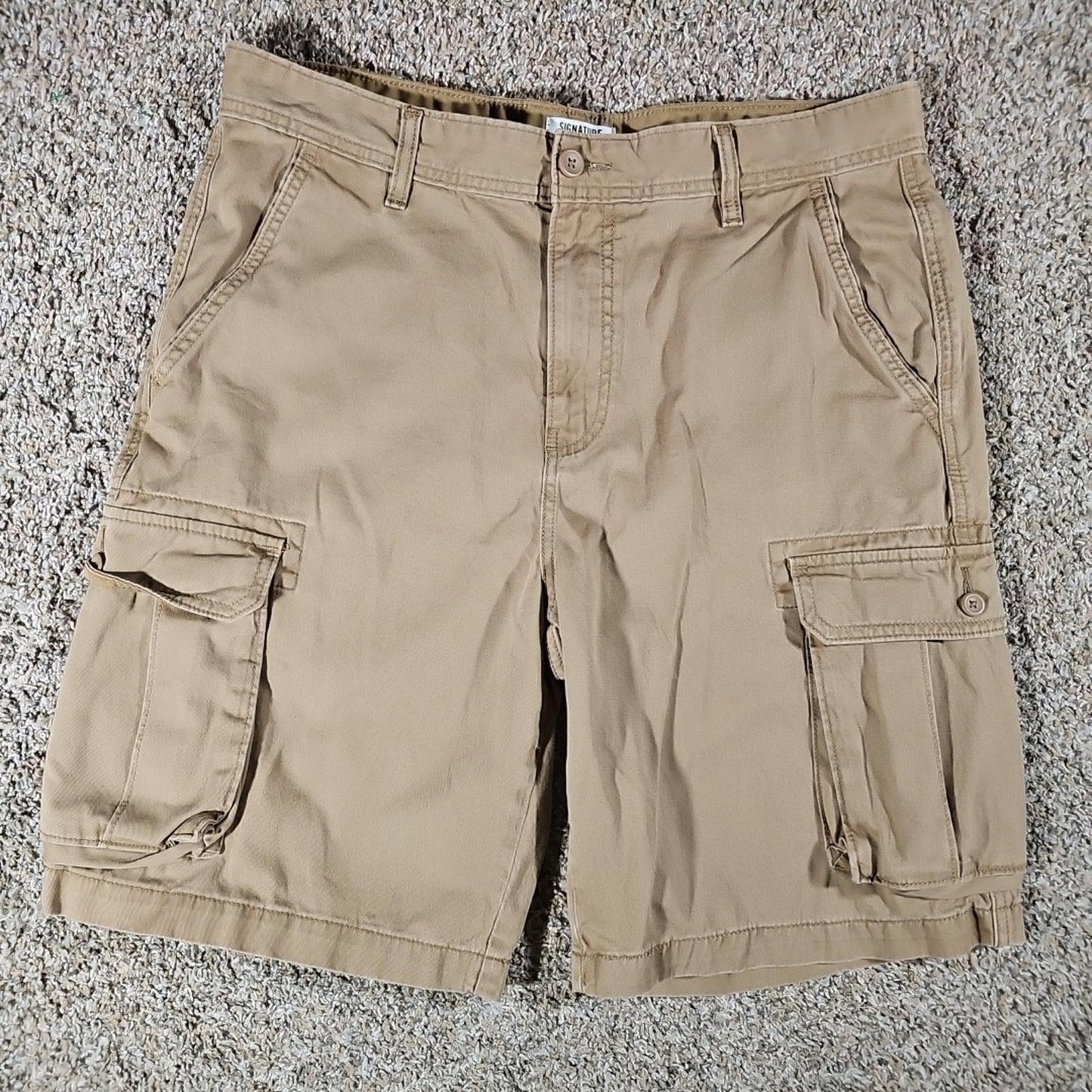 Levi Strauss Signature Gold Cargo Shorts Sz 36